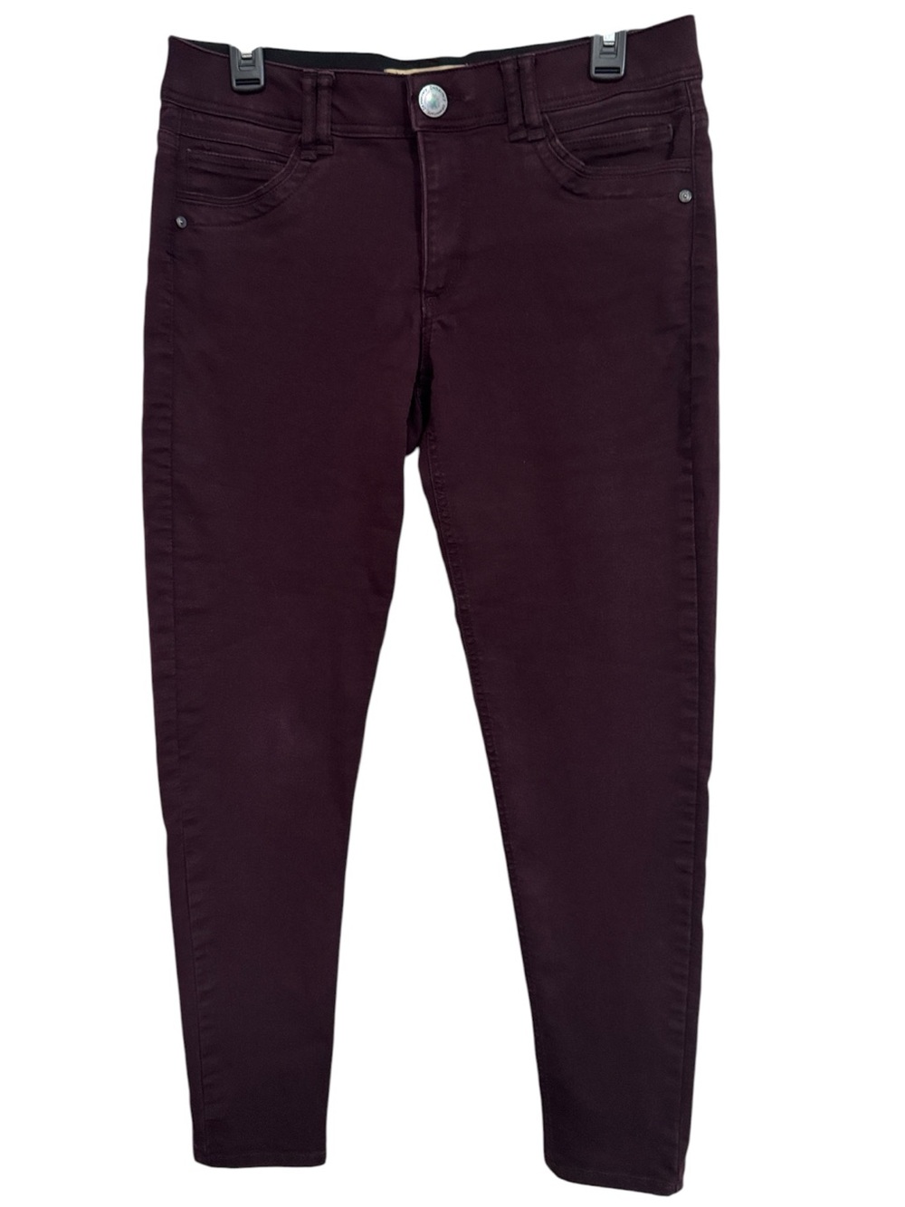 Democracy “Ab” technology Stretch Skinny Jeans in Deep Wine hue Comfort Fall 8